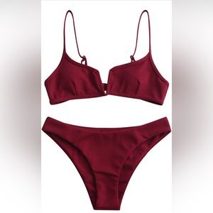 ZAFUL Bikini Ribbed with Wire